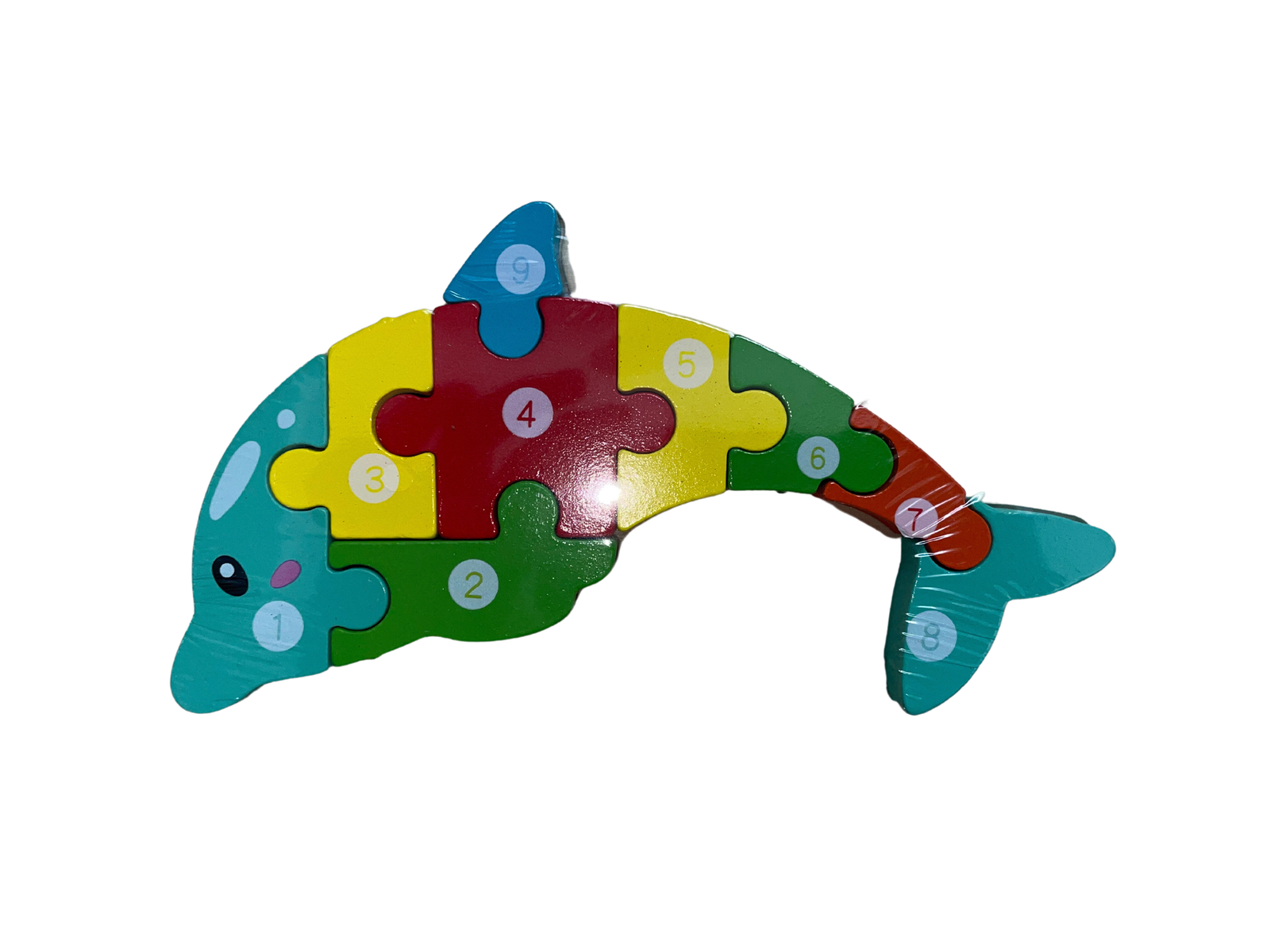 Wooden Dolphin Puzzles Montessori