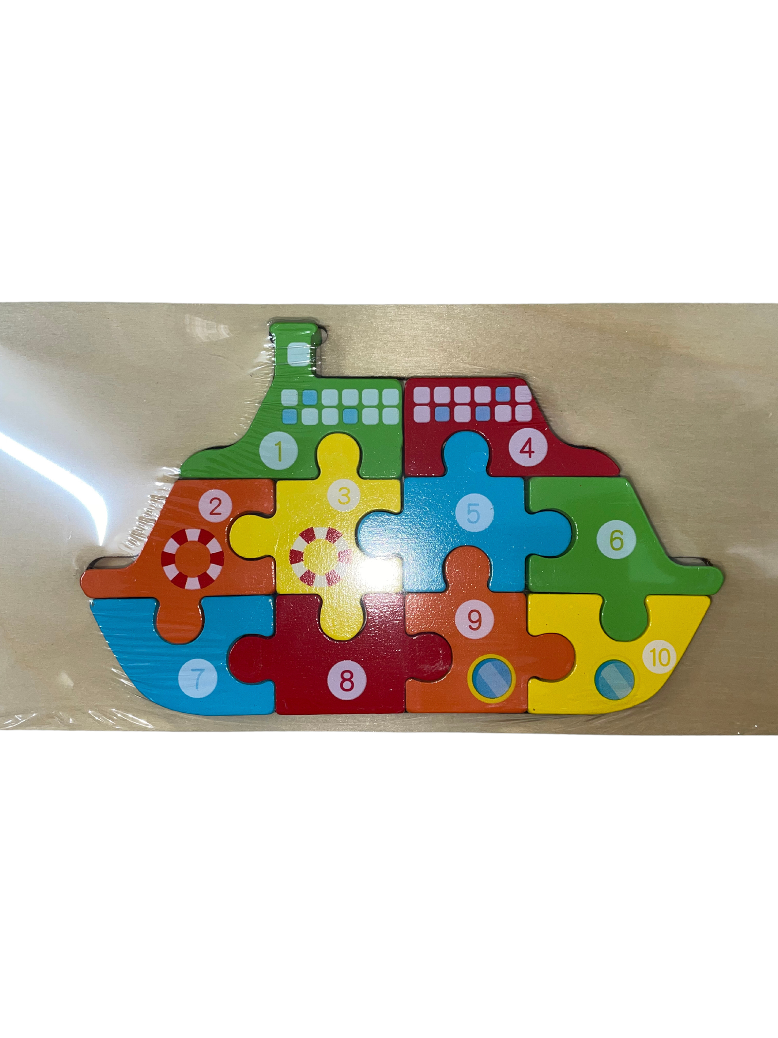 Wooden Ship Puzzles Montessori